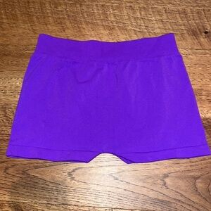 Kurve Girl’s Purple Stretch Shorts One Size